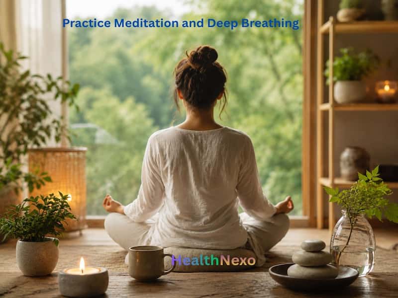 Practice Meditation and Deep Breathing