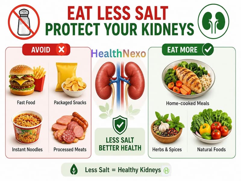 Reduce Salt and Processed Food Consumption