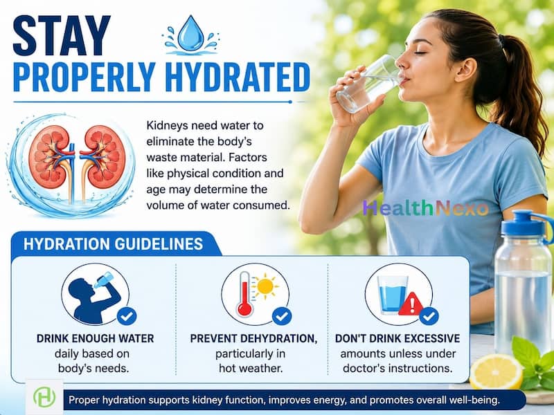 Stay Properly Hydrated