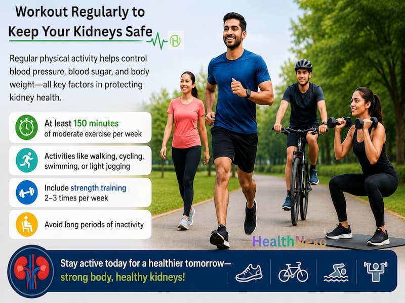 Workout Regularly to Keep Your Kidneys Safe