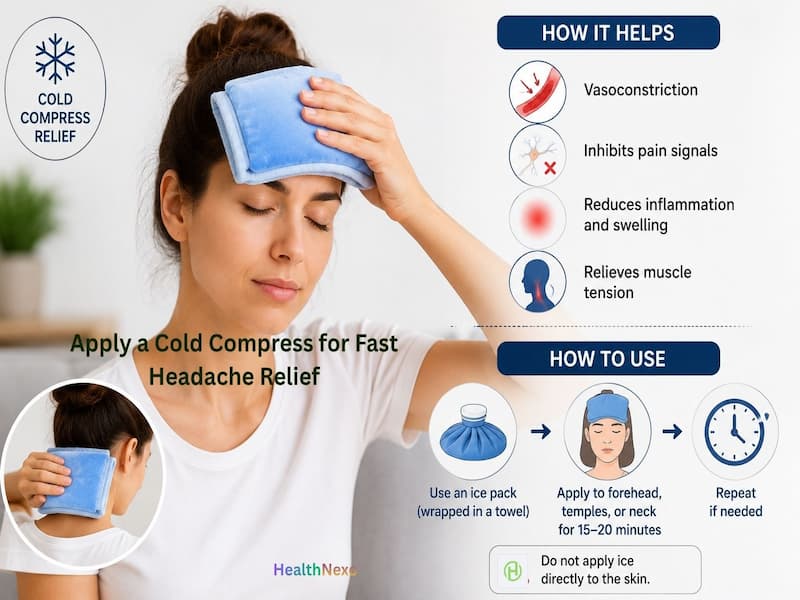 Apply a Cold Compress for Fast Headache Relief