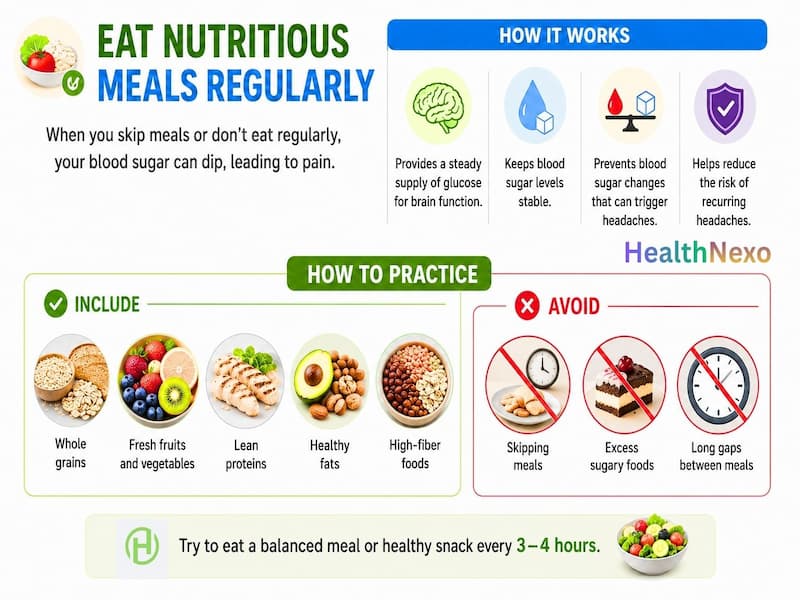 Eat Nutritious Meals Regularly