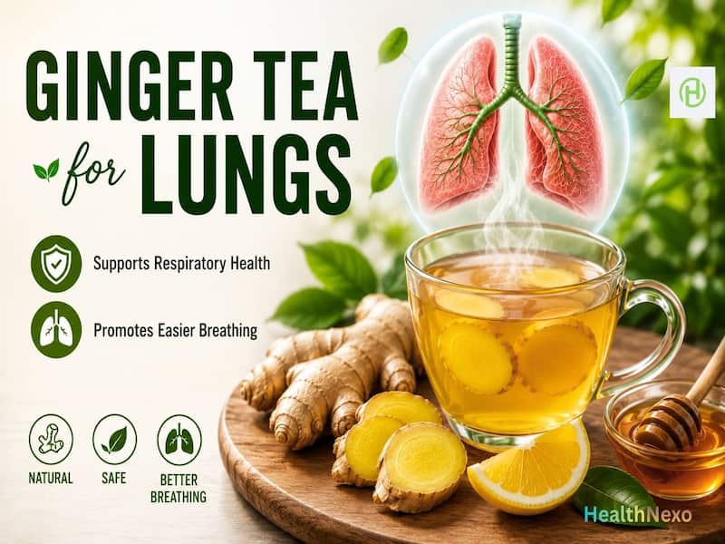 Ginger tea for lungs