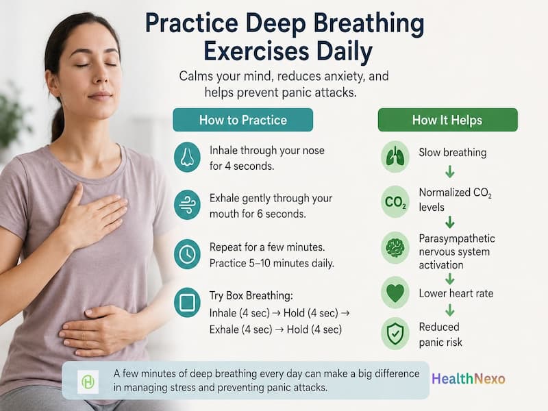 Practice Deep Breathing Exercises Daily