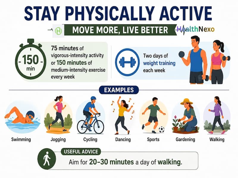 Stay physically active