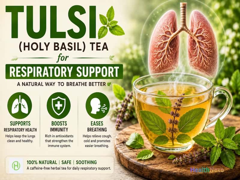 Tulsi Tea for Respiratory Support