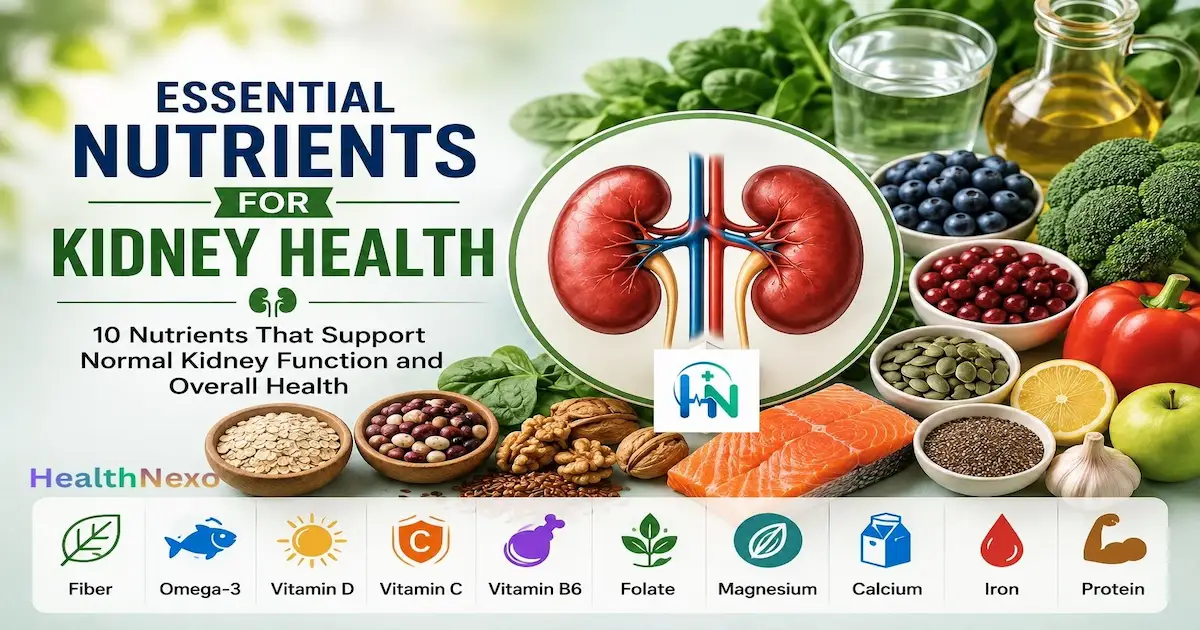Essential Nutrients for Kidney Health: 10 Nutrients That Support Normal Kidney Function and Overall Health Essential Nutrients for Kidney Health