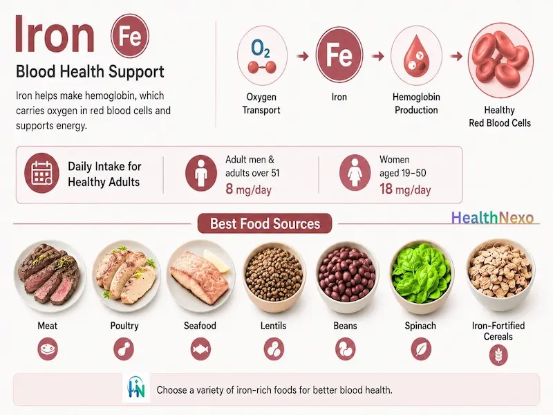 Iron for Blood Health Support
