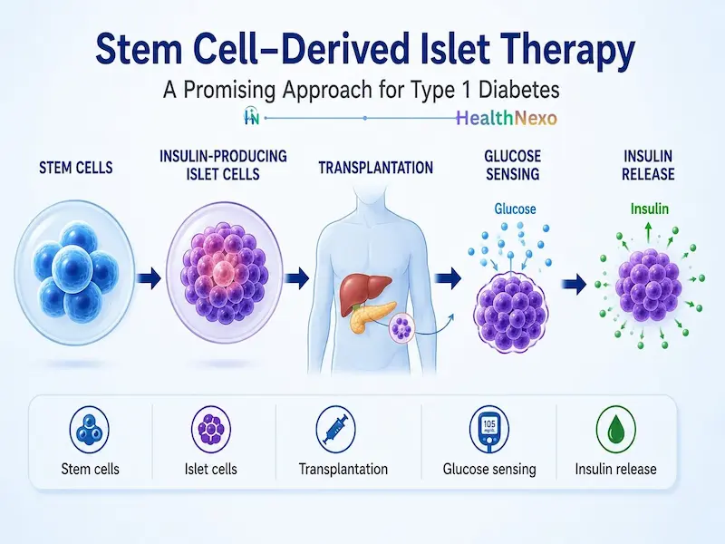 Stem-Cell-Derived Islet Cell Therapy