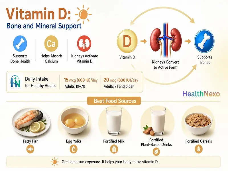 Vitamin D for Bone and Mineral Support