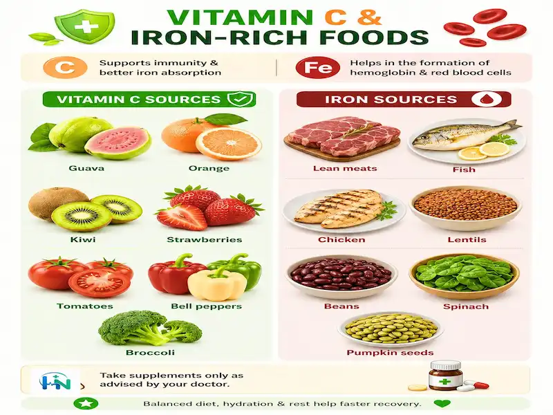 vitamin C and Iron-Rich Foods
