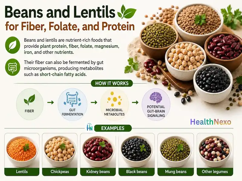 Beans and Lentils for Fiber, Folate, and Protein