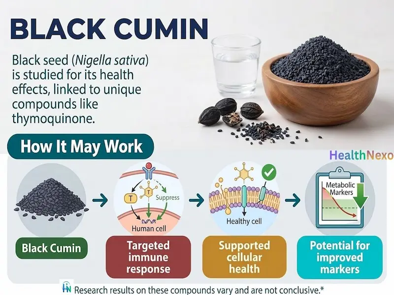 Black Cumin for metabolic effects