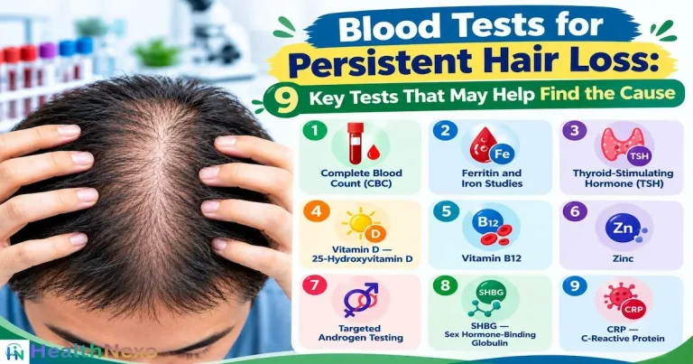 Blood Tests for Persistent Hair Loss