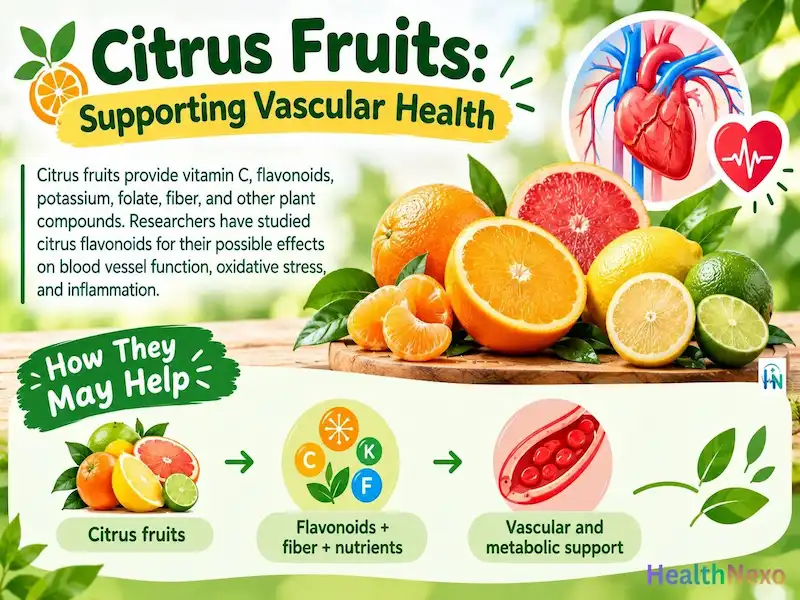 Citrus Fruits for Supporting Vascular Health