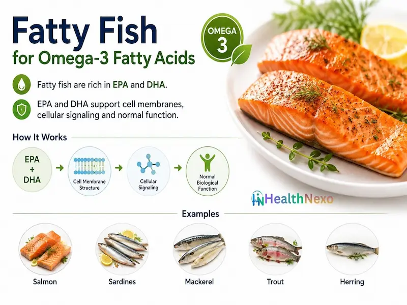 Fatty Fish for Omega-3 Fatty Acids