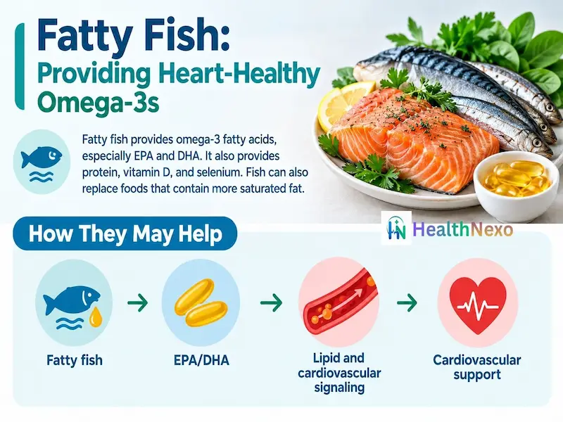 Fatty Fish for Providing Heart-Healthy Omega-3s