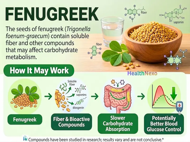 Fenugreek for carbohydrate metabolism