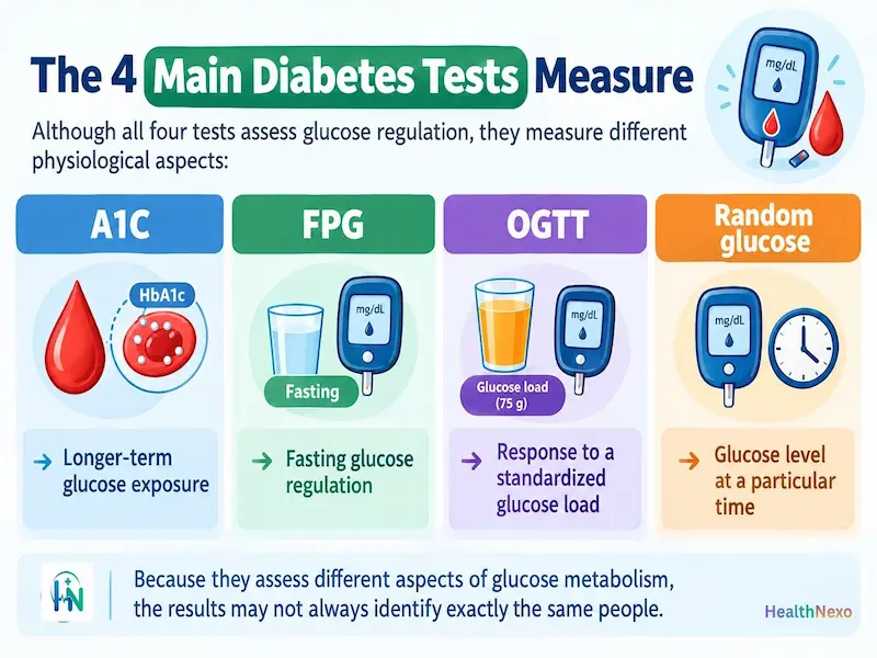 Four main diabetes tests and what they measure