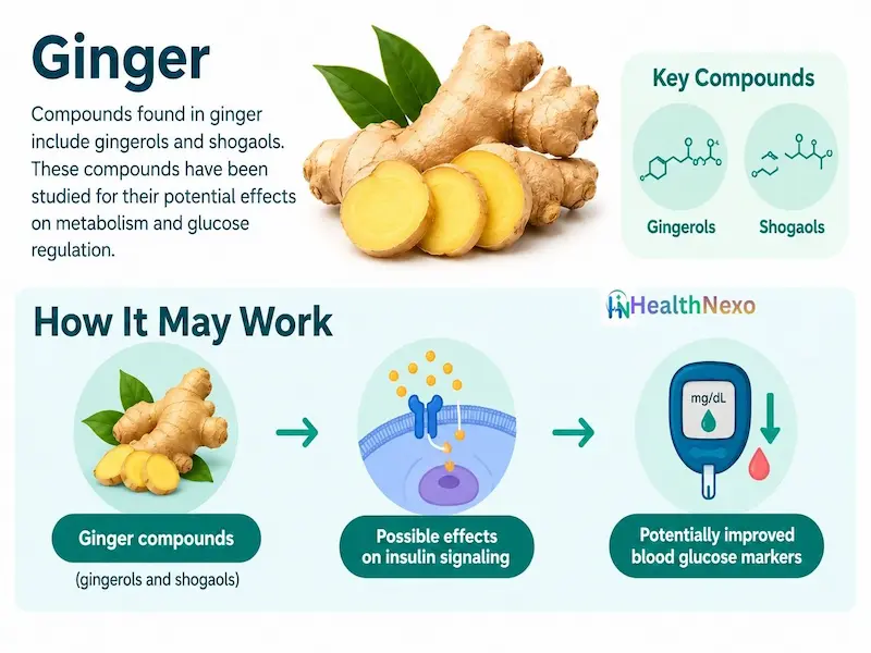 Ginger for insulin signaling