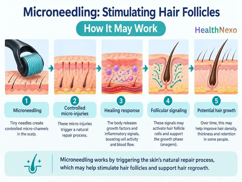 Microneedling for Stimulating Hair Follicles